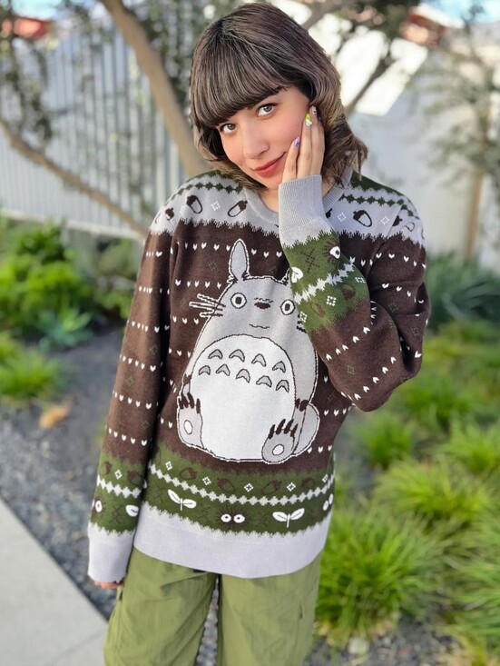 Studio Ghibli Sweaters - Our Universe Studio Ghibli My Neighbor Totoro Sweater - BoxLunch Exclusive